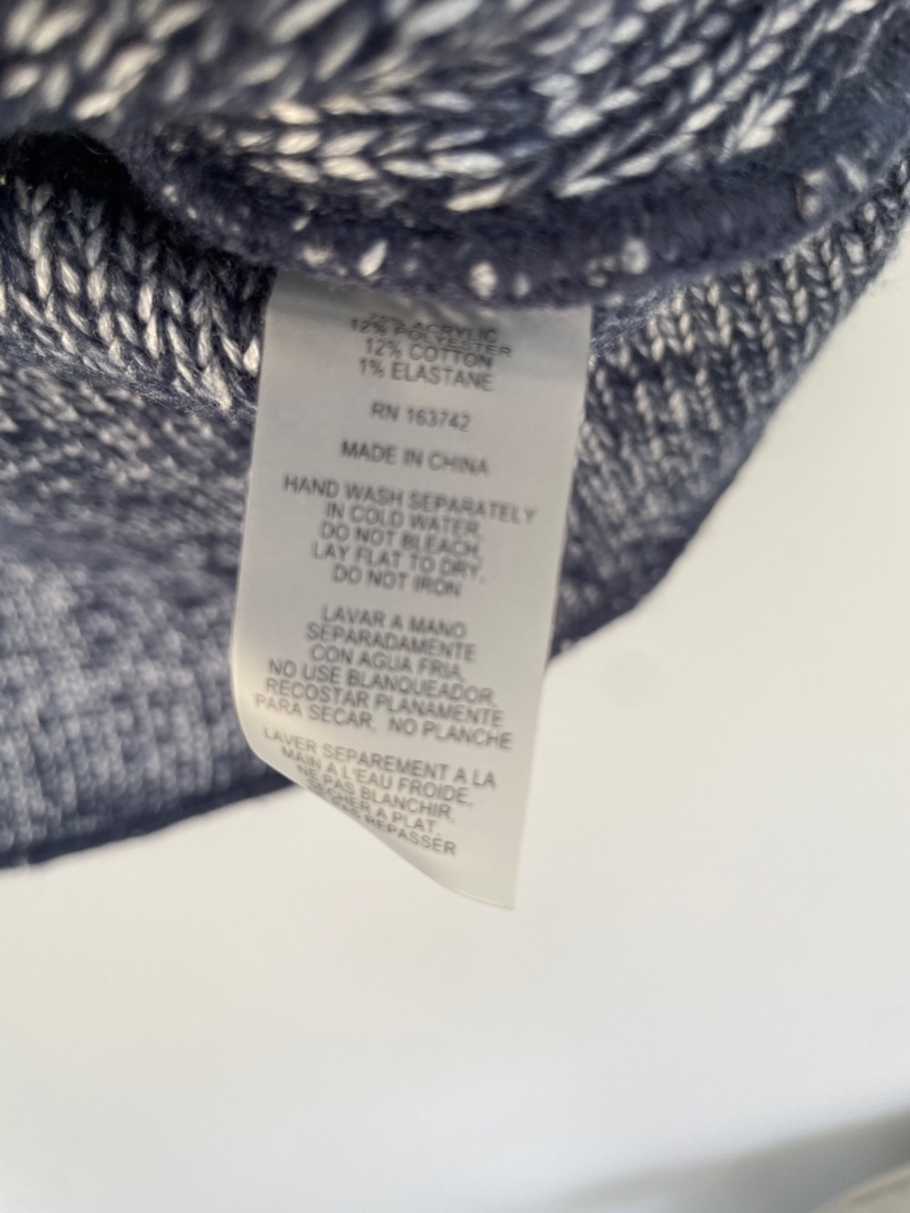 Sioni Gray Hooded Cardigan with Multicolor Tribal Trim FLAW* - Picture 5 of 8